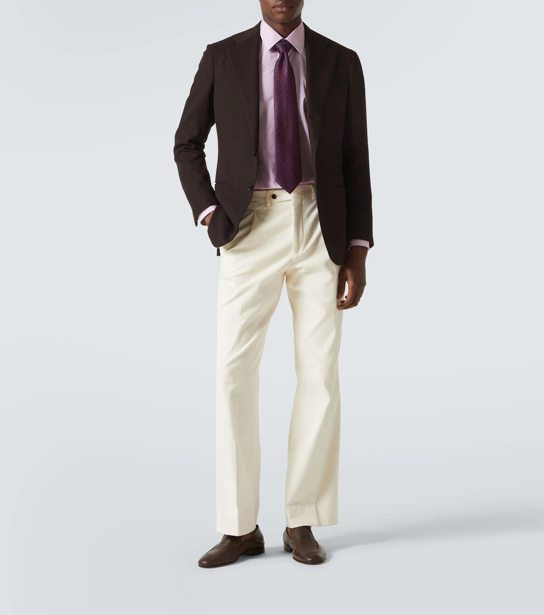 Charvet - Striped cotton poplin shirt