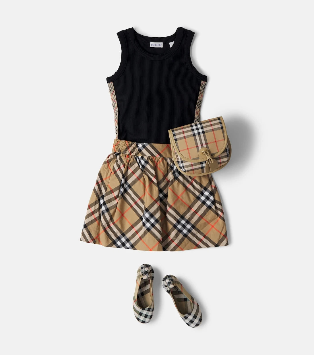 Burberry Kids - Cotton-blend jersey T-shirt