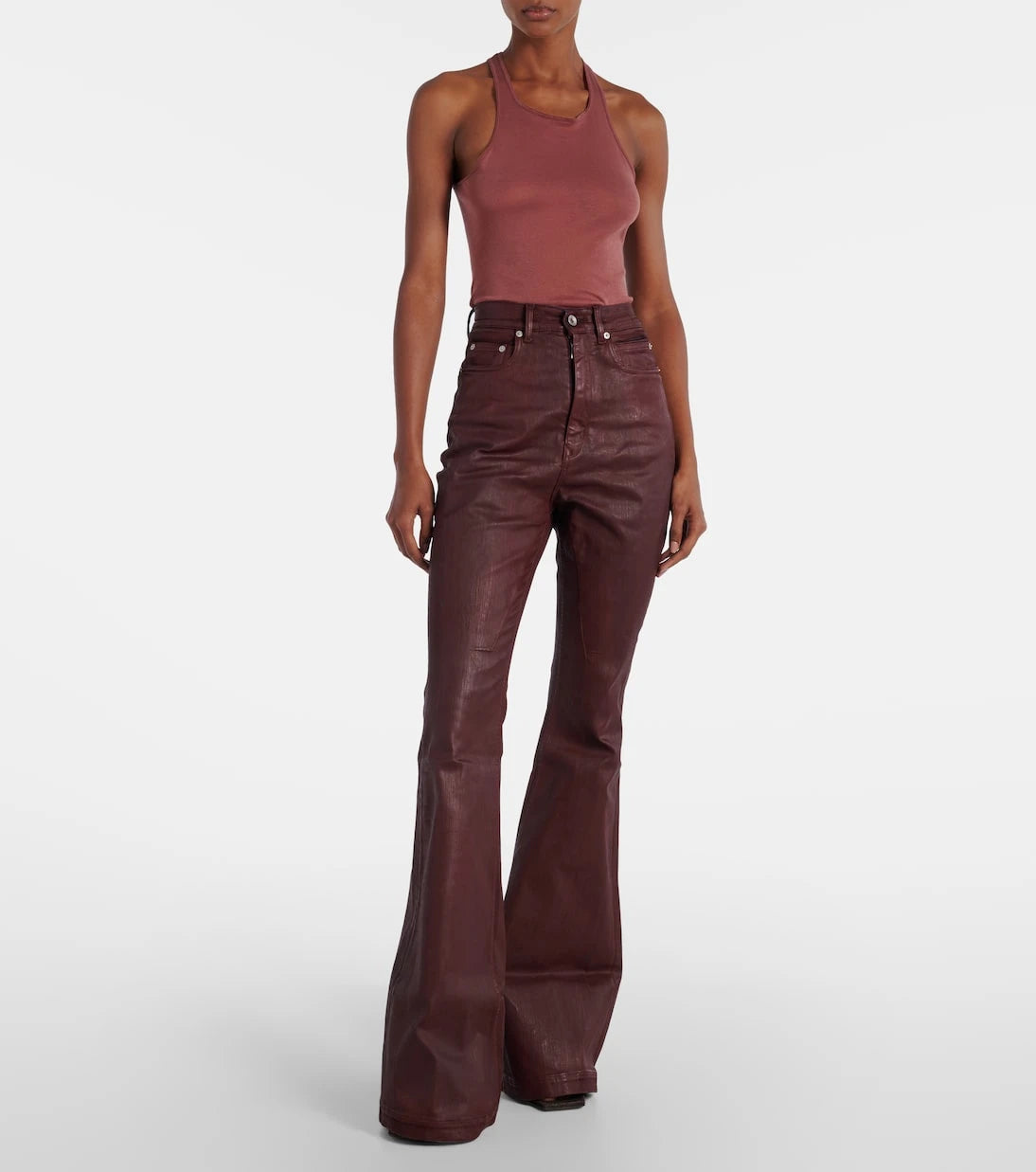 Rick Owens - Bolan high-rise bootcut jeans