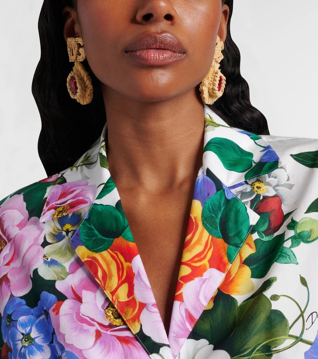 Dolce&Gabbana - DG crystal-embellished clip-on earrings