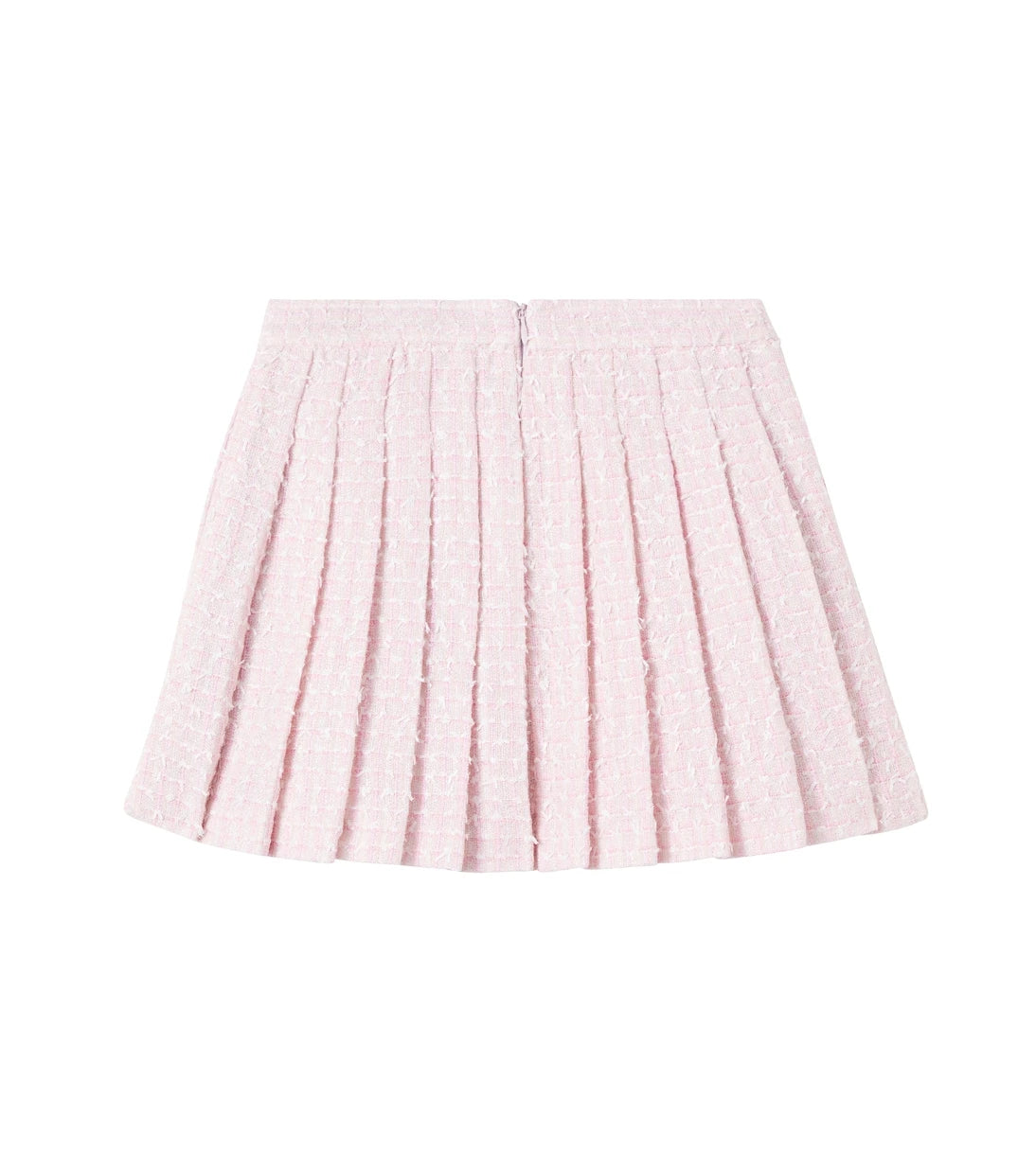 Self-Portrait Kids - Pleated bouclé skirt