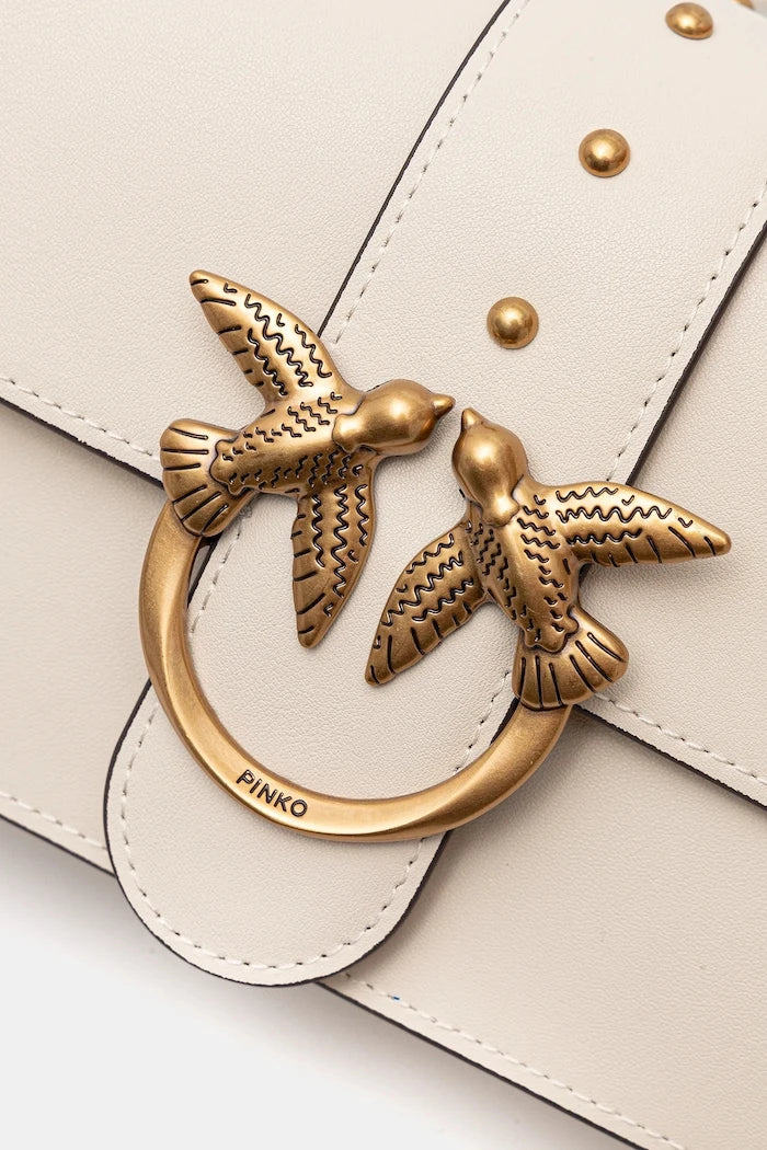 Pinko чанта crossbody дамска от кожа