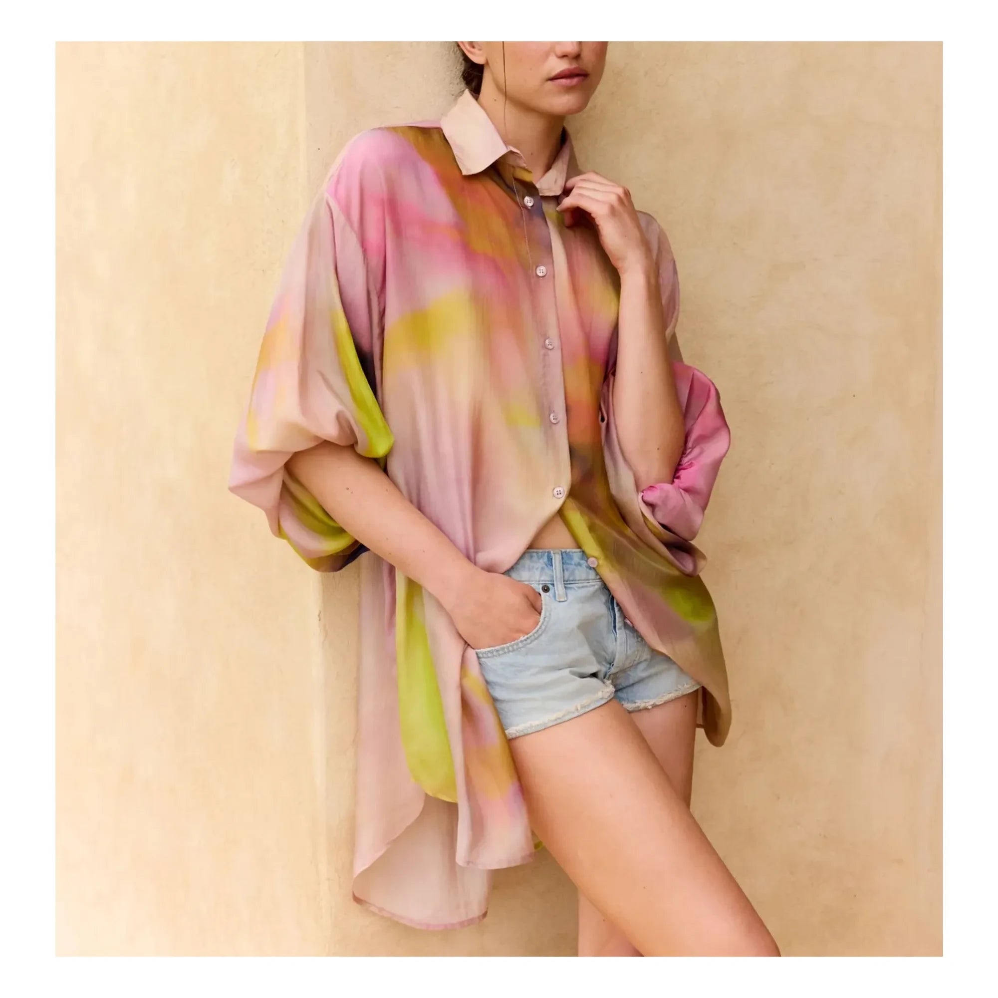 Mes Demoiselles - Reini Silk shirt | Pink