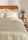 Supima Cotton Sateen Wilton Square Oxford Pillowcase Pair (65cm x 65cm)