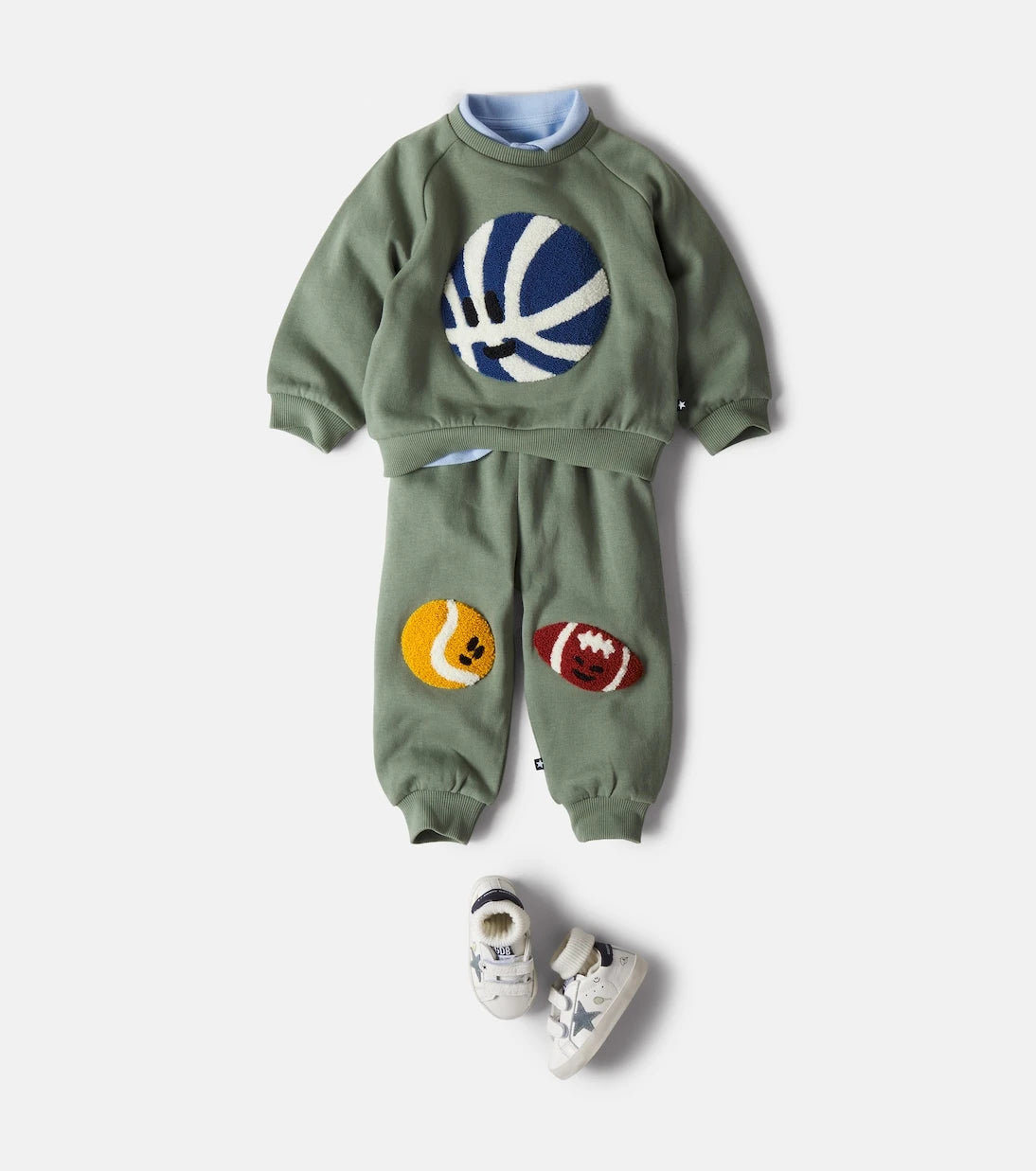 Molo - Baby Disc sweatshirt and Simeon sweatpants set