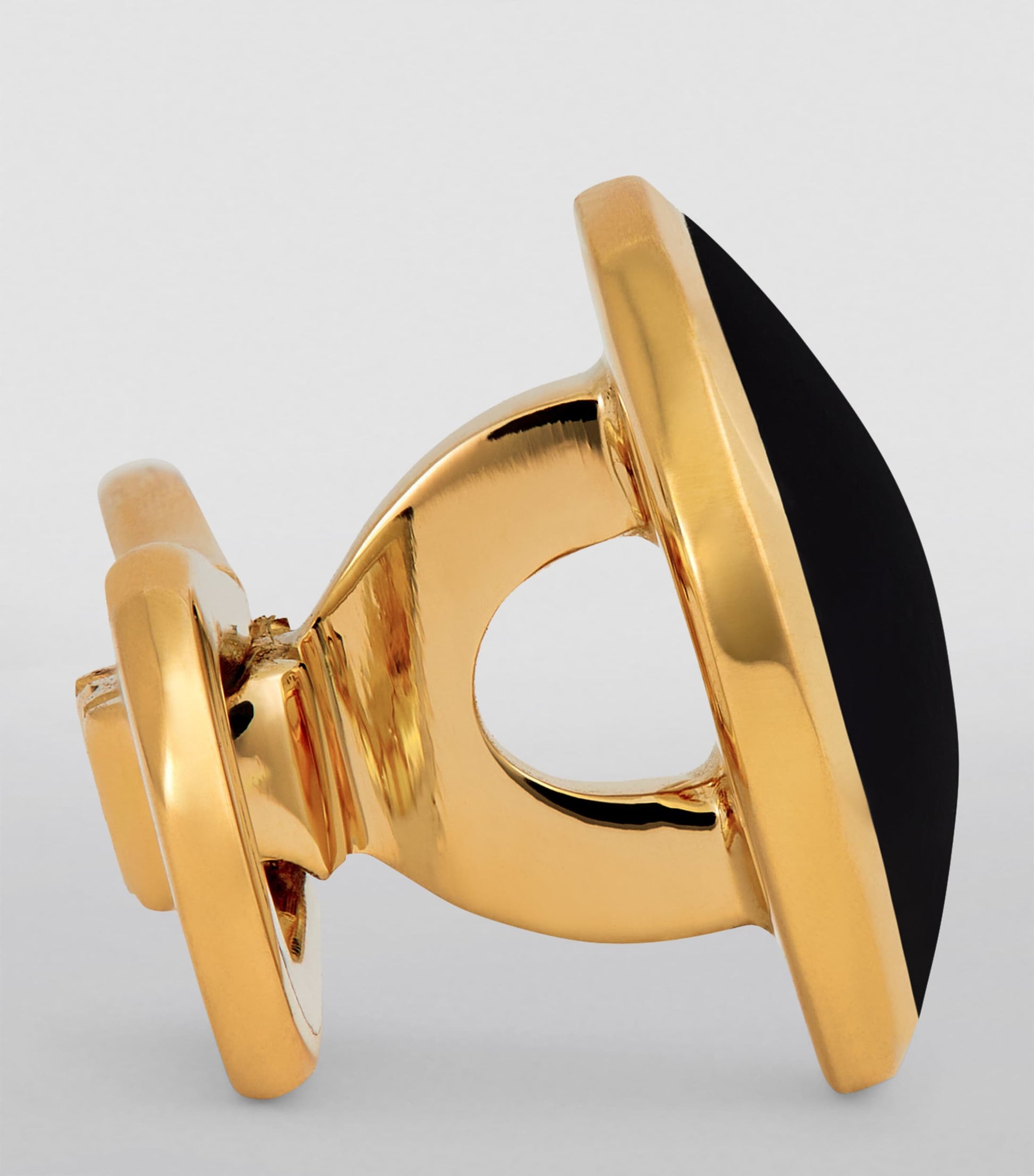 Yellow Gold and Onyx Cufflinks