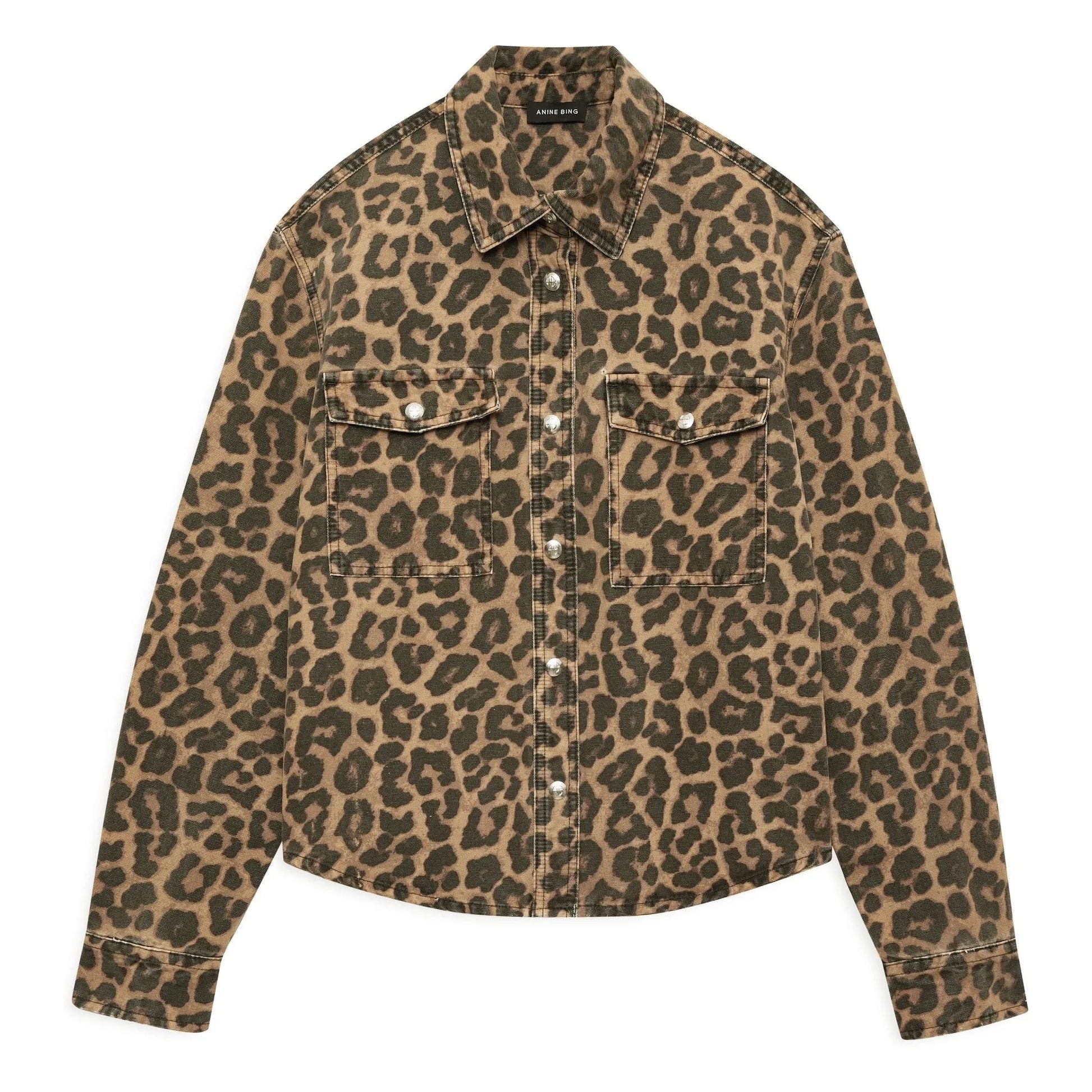 Anine Bing - Paxton Leopard shirt | Brown