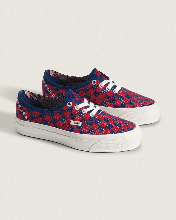 Vans LX Premium Authentic 44 EK Kareli Düşük Sneaker