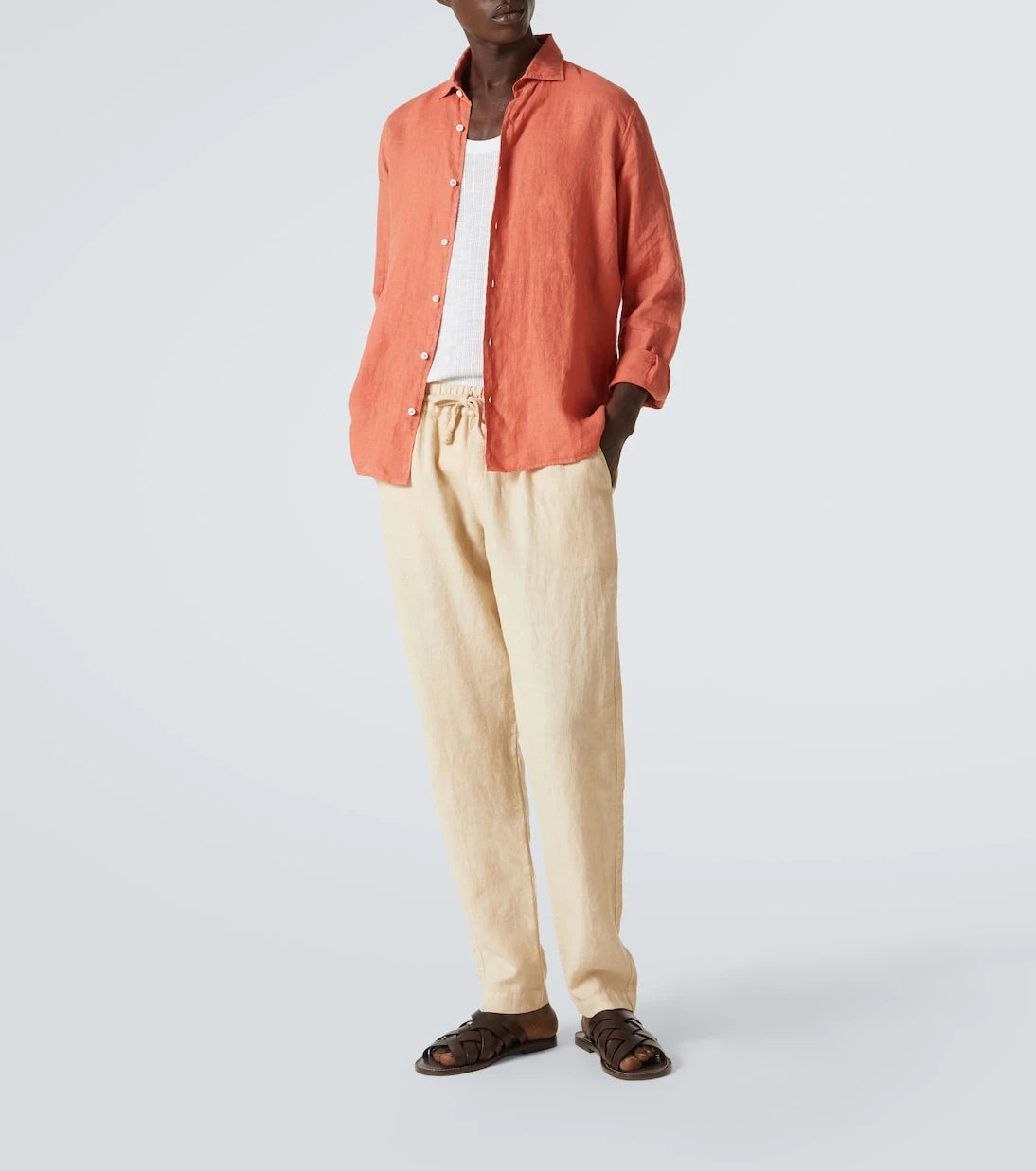 Fedeli - Linen straight pants