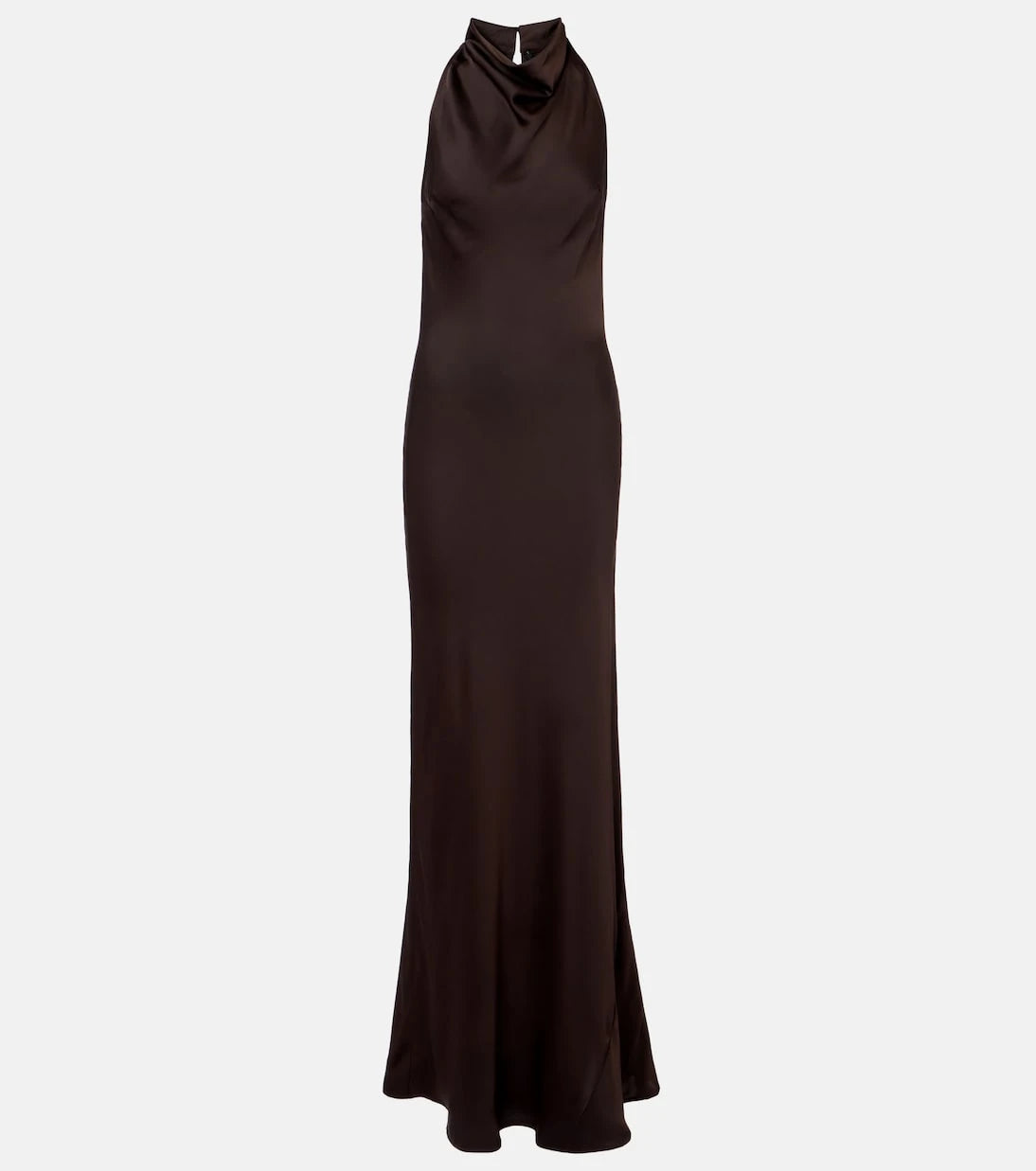 Rotate - Halterneck satin maxi dress
