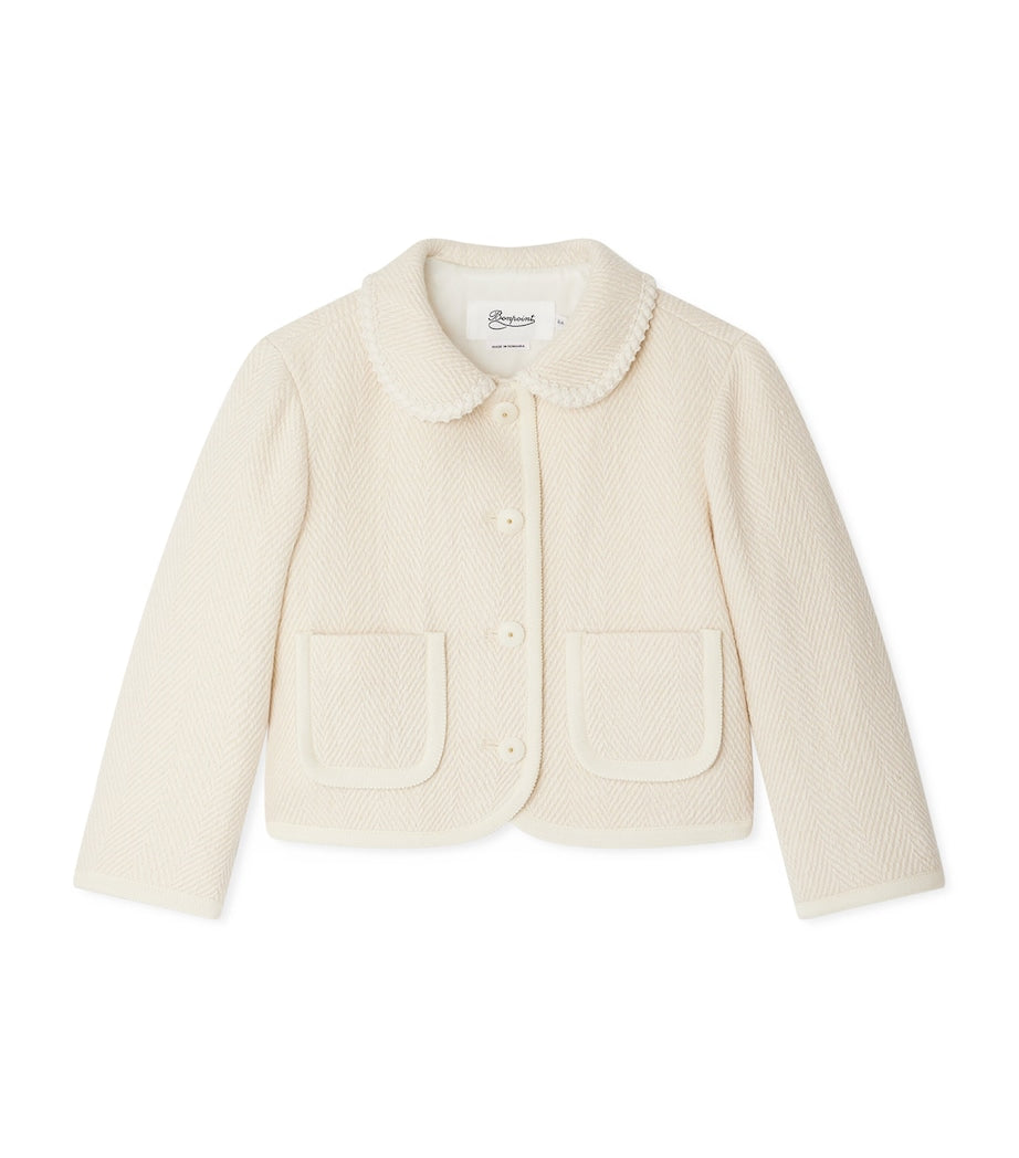 Cotton-Wool Collared Jacket (10-14 Years)