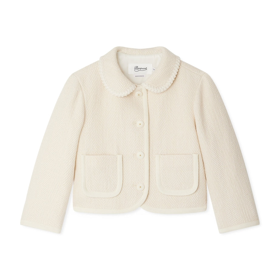 Cotton-Wool Collared Jacket (10-14 Years)