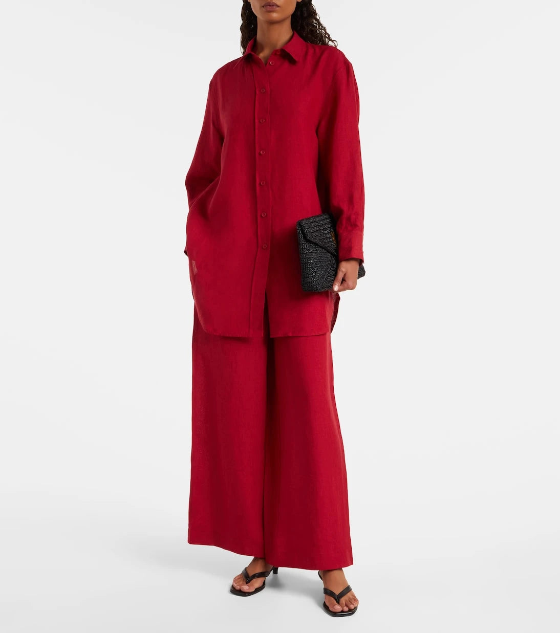 Eres - Select linen wide-leg pants