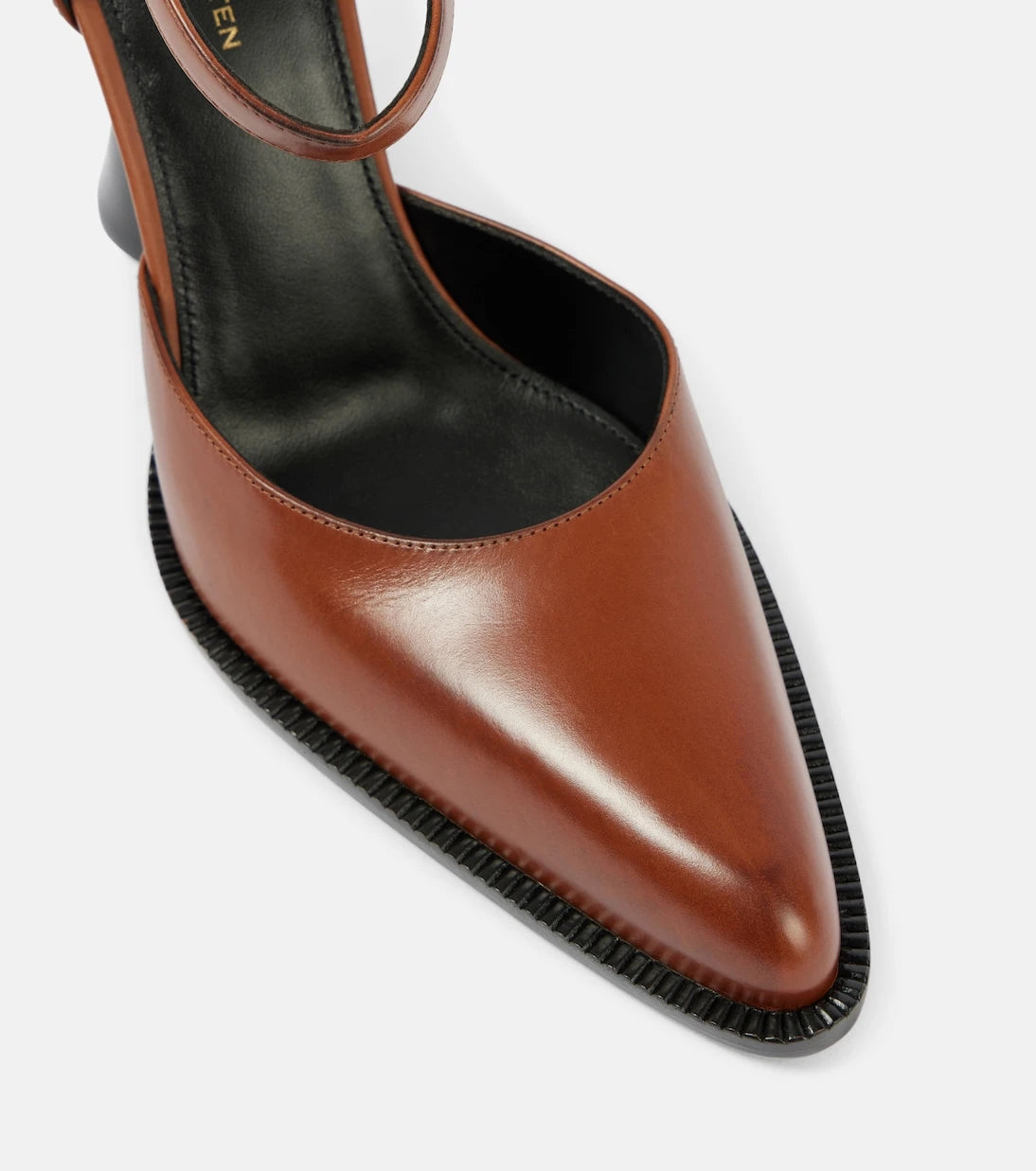 Dries Van Noten - 95 leather Mary Jane pumps