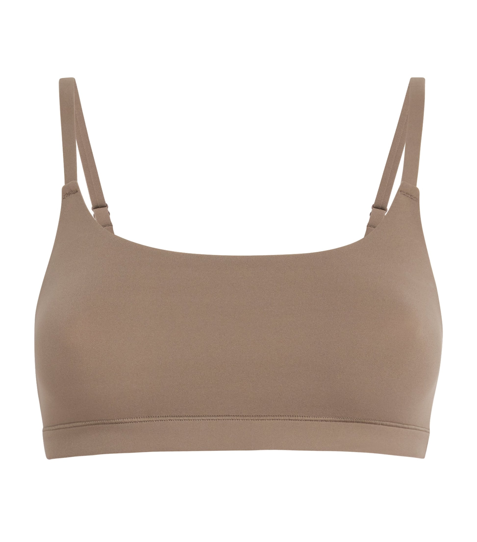 Fits Everybody Scoop-Neck Bralette TRUFFLE