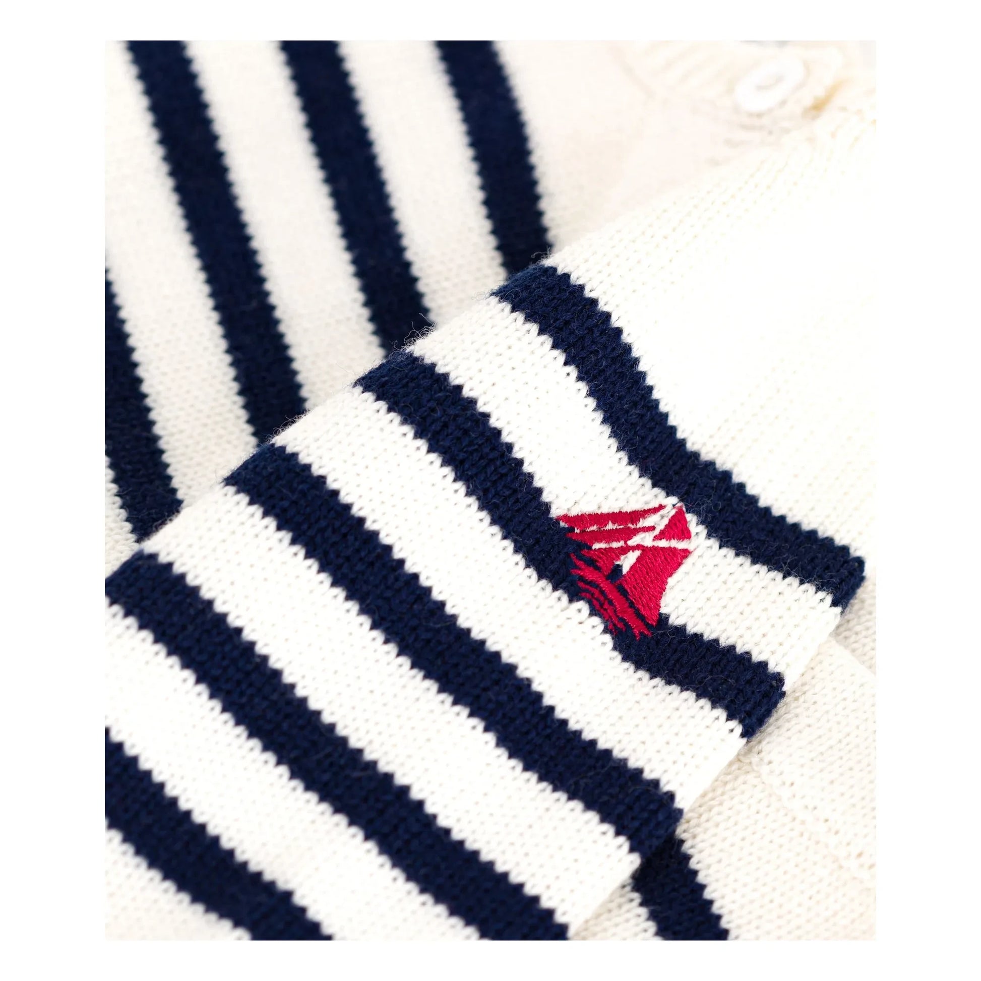 Petit Bateau - Wool Sailor Sweater and Pants Set | Ecru