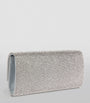 Satin Crystal-Embellished Perry Clutch Bag