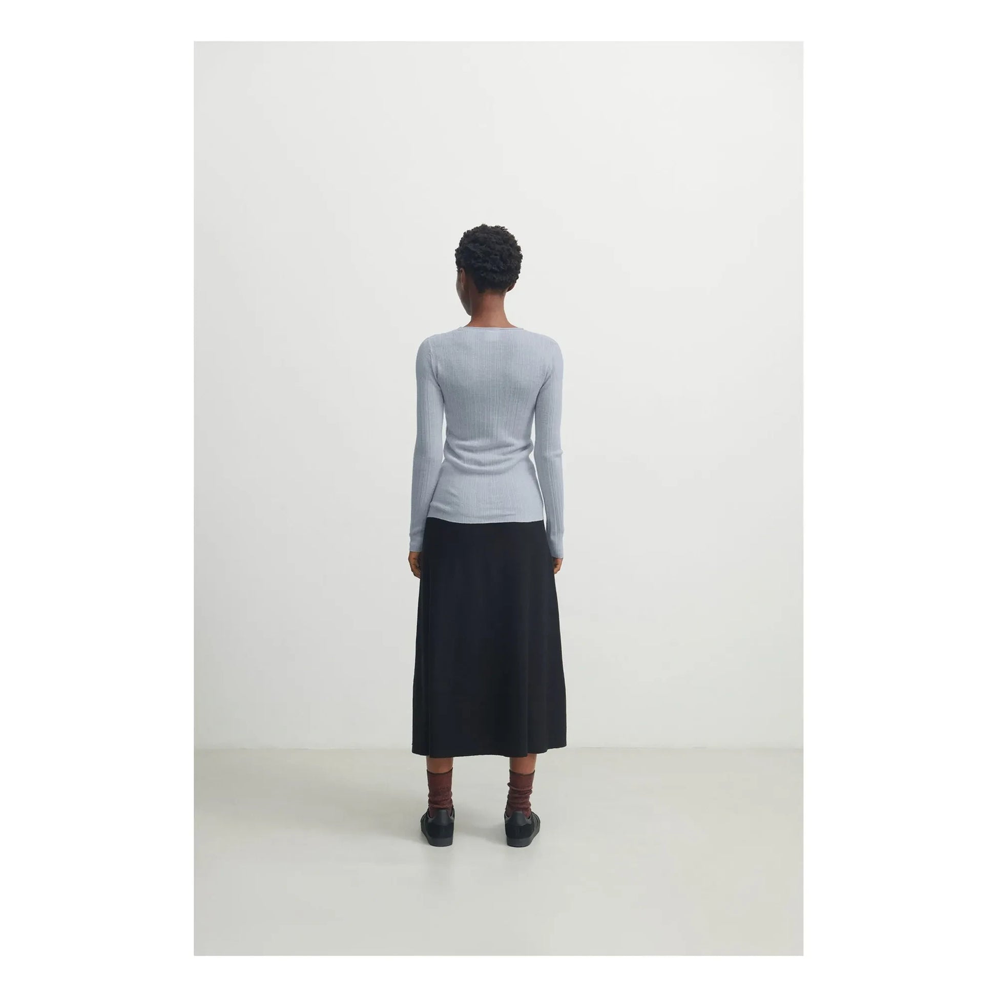 FUB - Merino Wool Skirt - Women's Collection | Black