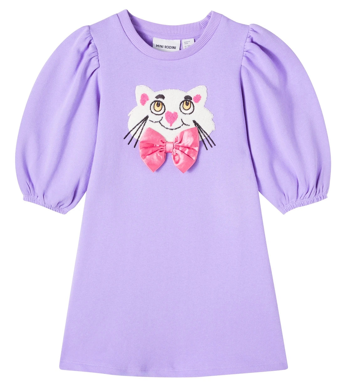 Mini Rodini - Patch-appliqué cotton dress