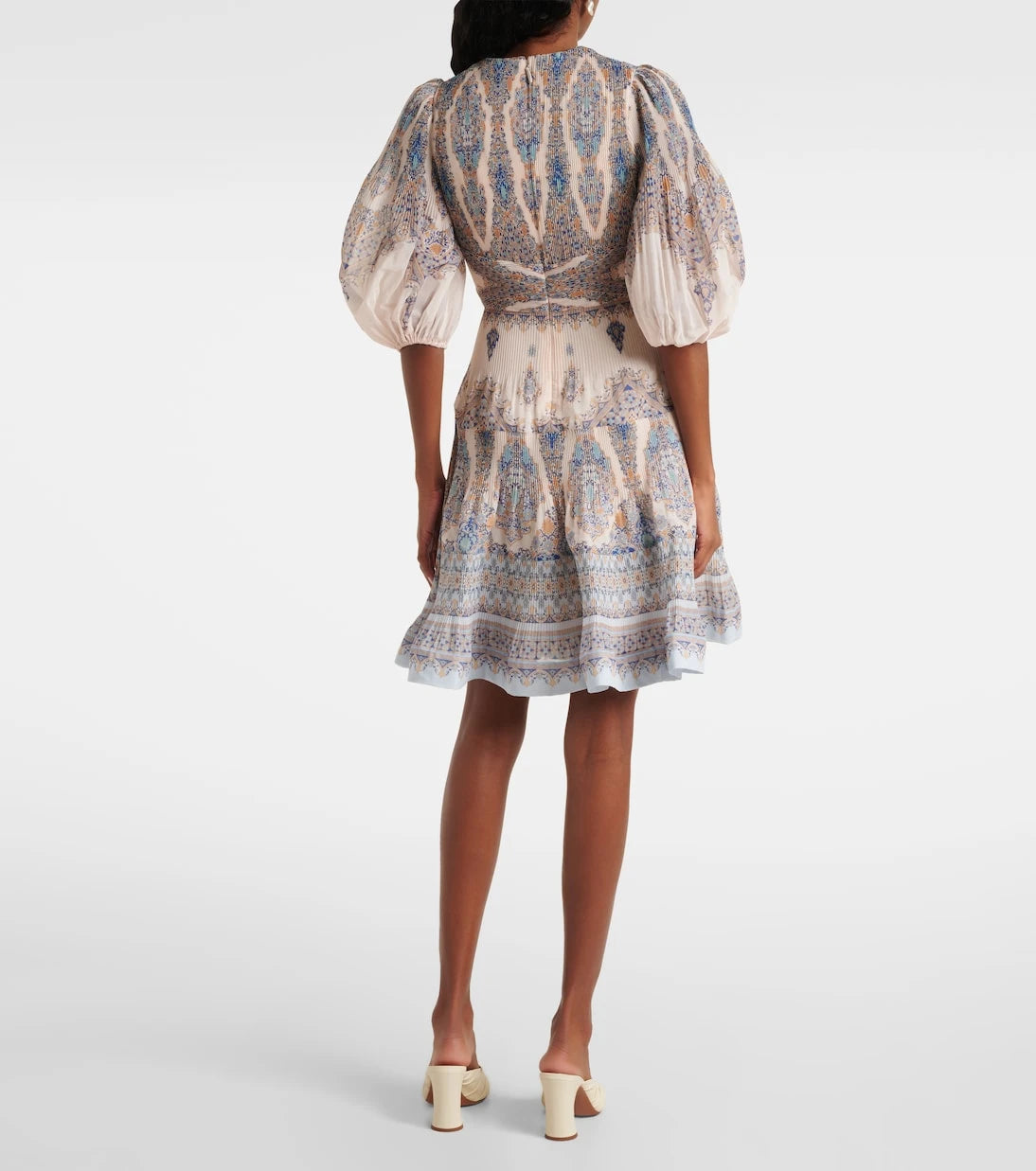 Zimmermann - Paisley pleated minidress