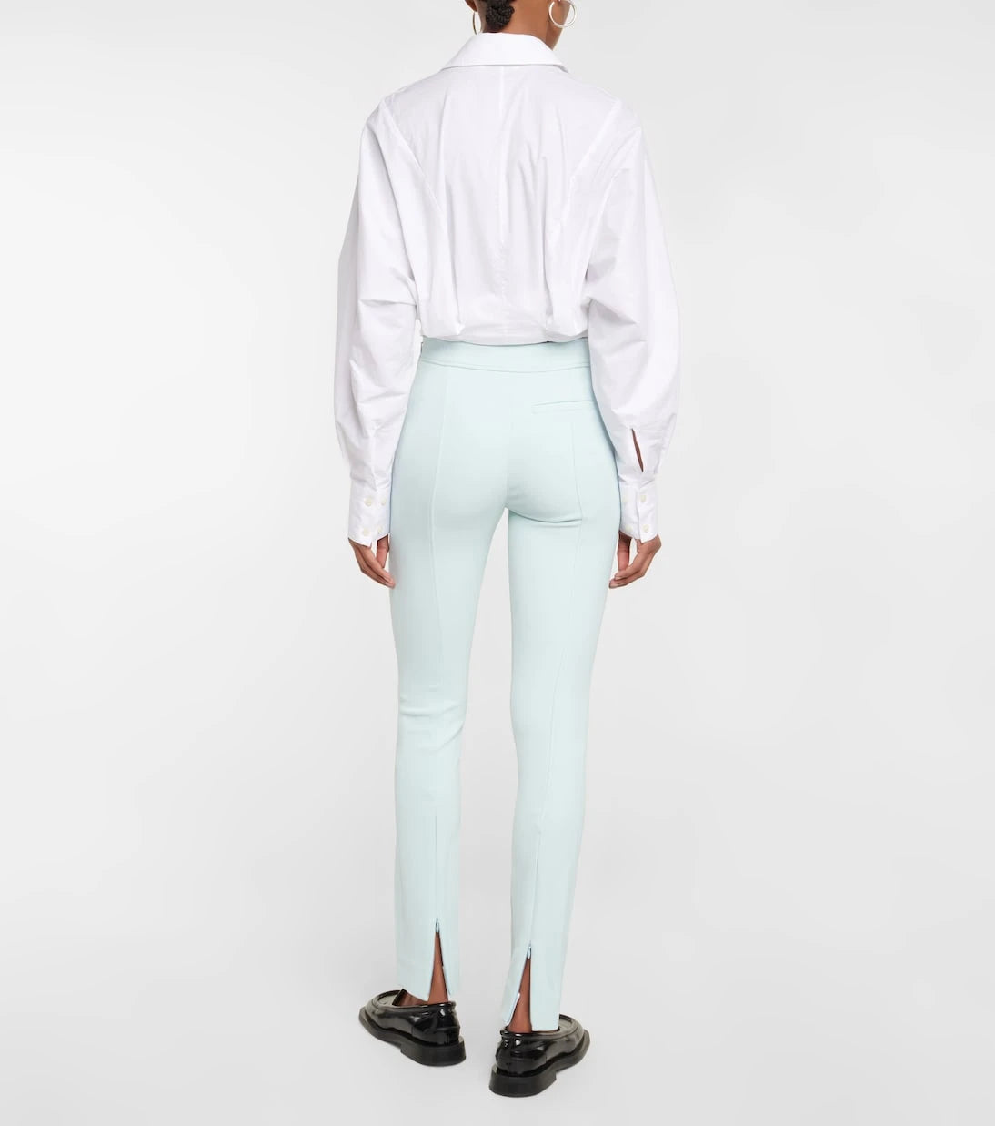 Proenza Schouler - High-rise crêpe slim pants