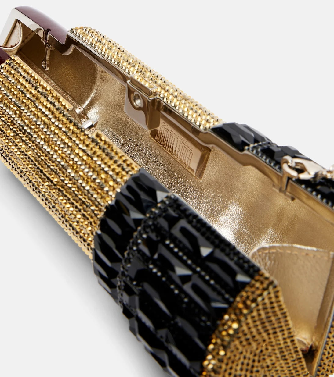 Judith Leiber Couture - Lipstick Burgundy Glitter clutch