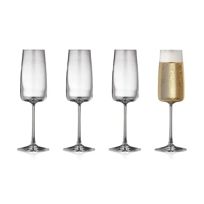 Lyngby Glas kristal cam şampanya kadehi seti 300 ml