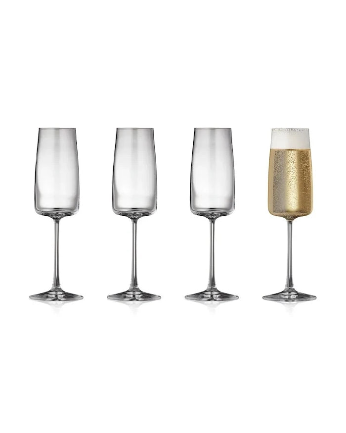 Lyngby Glas kristal cam şampanya kadehi seti 300 ml