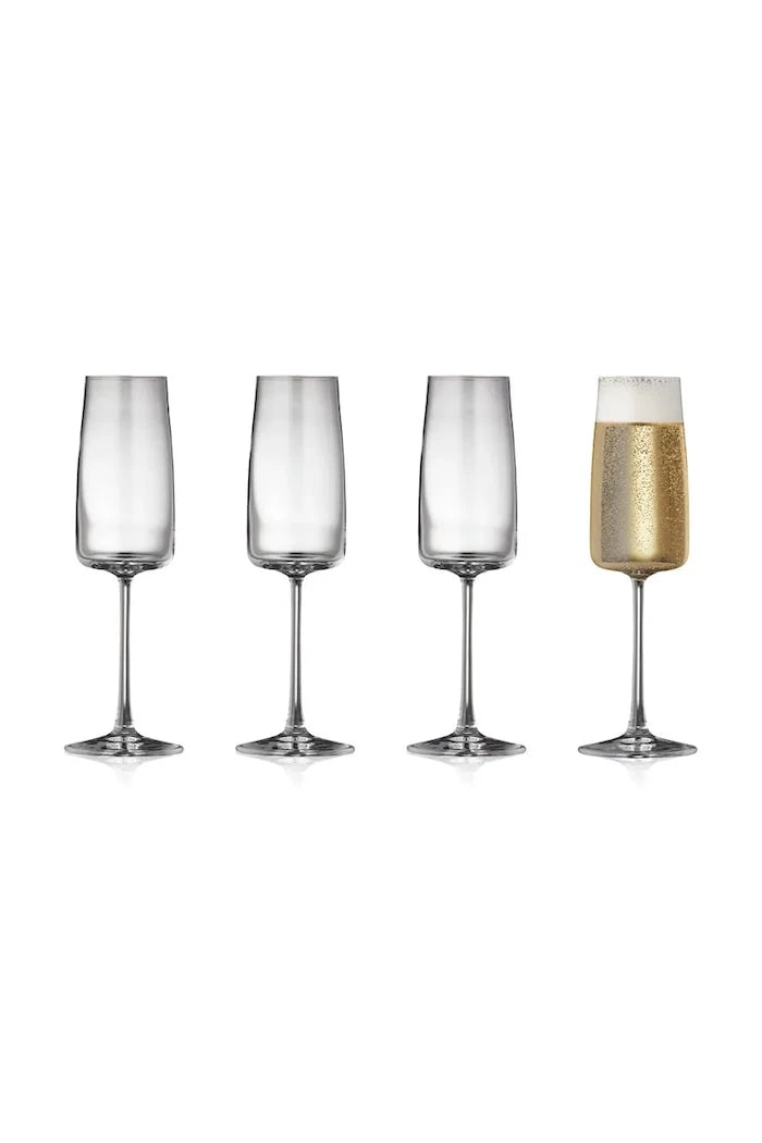 Lyngby Glas kristal cam şampanya kadehi seti 300 ml