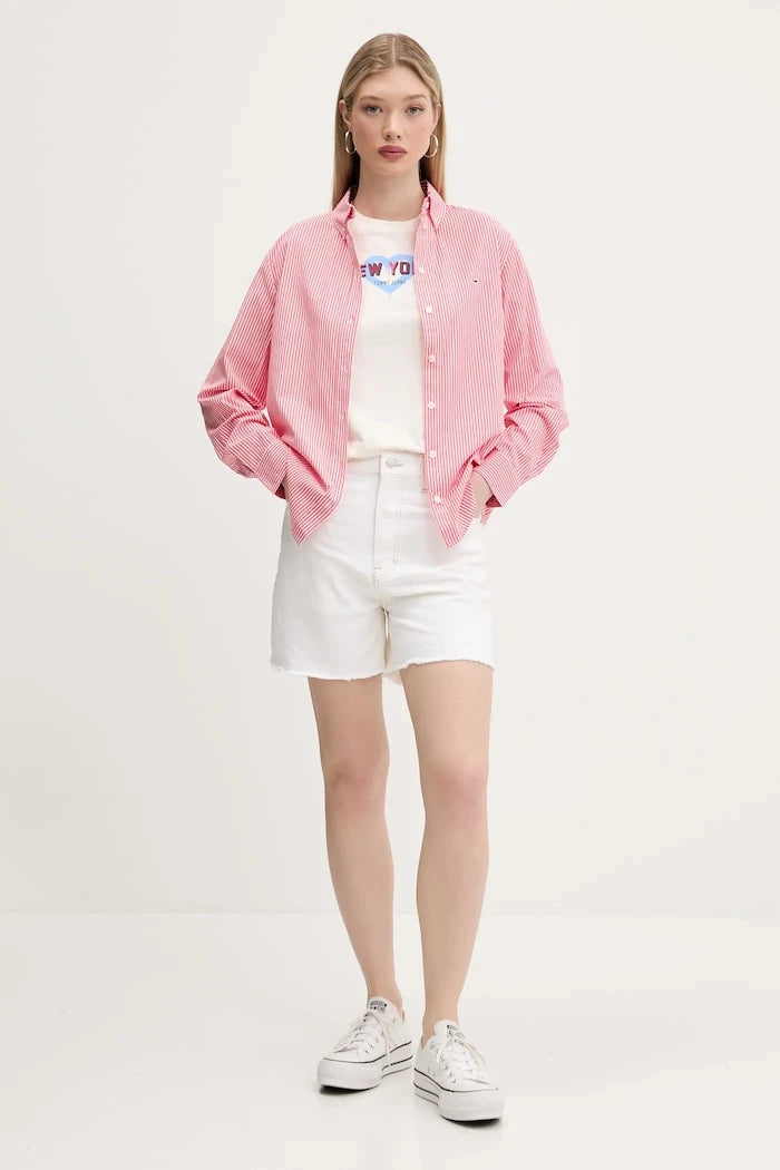 Дънков къс панталон Tommy Jeans