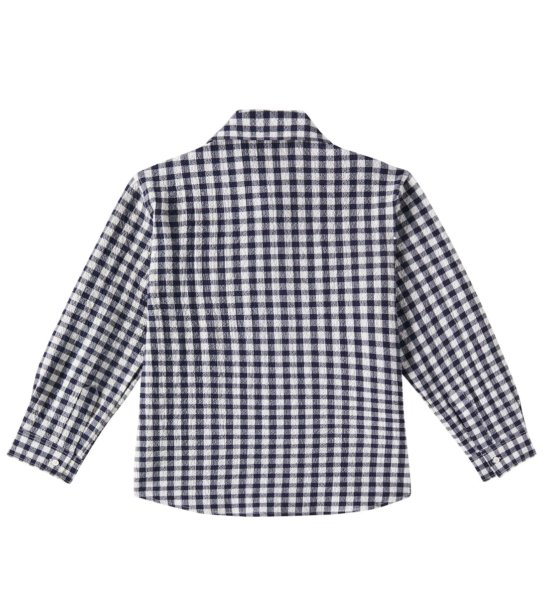 Il Gufo - Gingham cotton-blend shirt