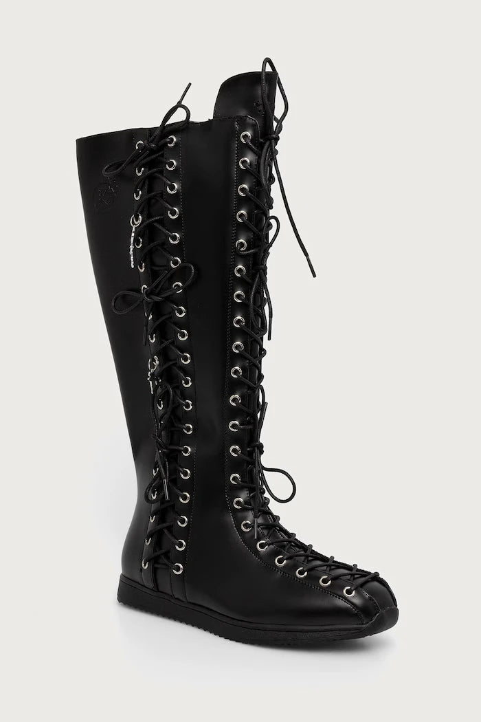 Koi Footwear Numinous Lace Up Charm Uzun Botlar