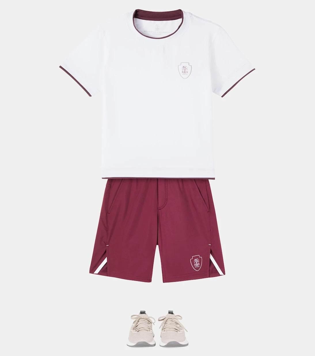 Brunello Cucinelli Kids - Logo shorts
