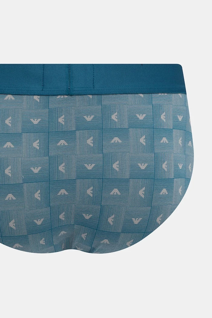 Emporio Armani Underwear erkek pamuklu elastan slip külot 2’li