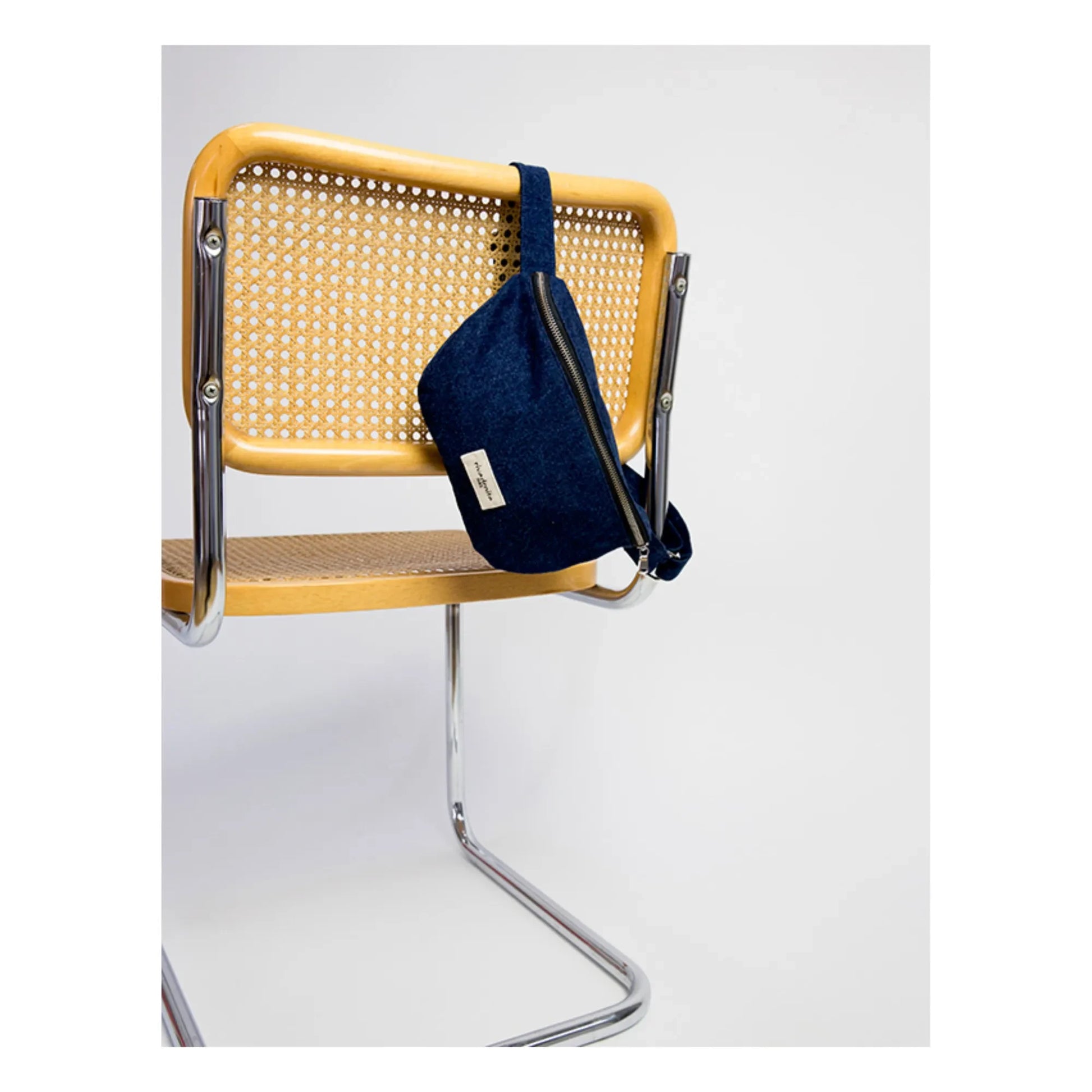 rivedroite - Custine Recycled Denim Bumbag  | Denim brut