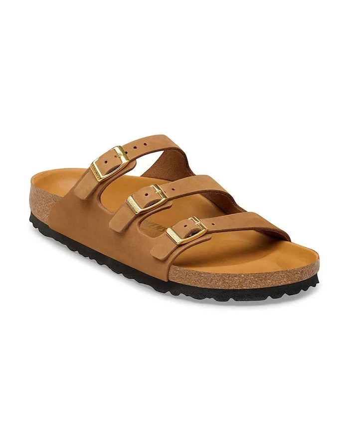 Birkenstock Düz Taban Kadın Nubuk Florida Terlik
