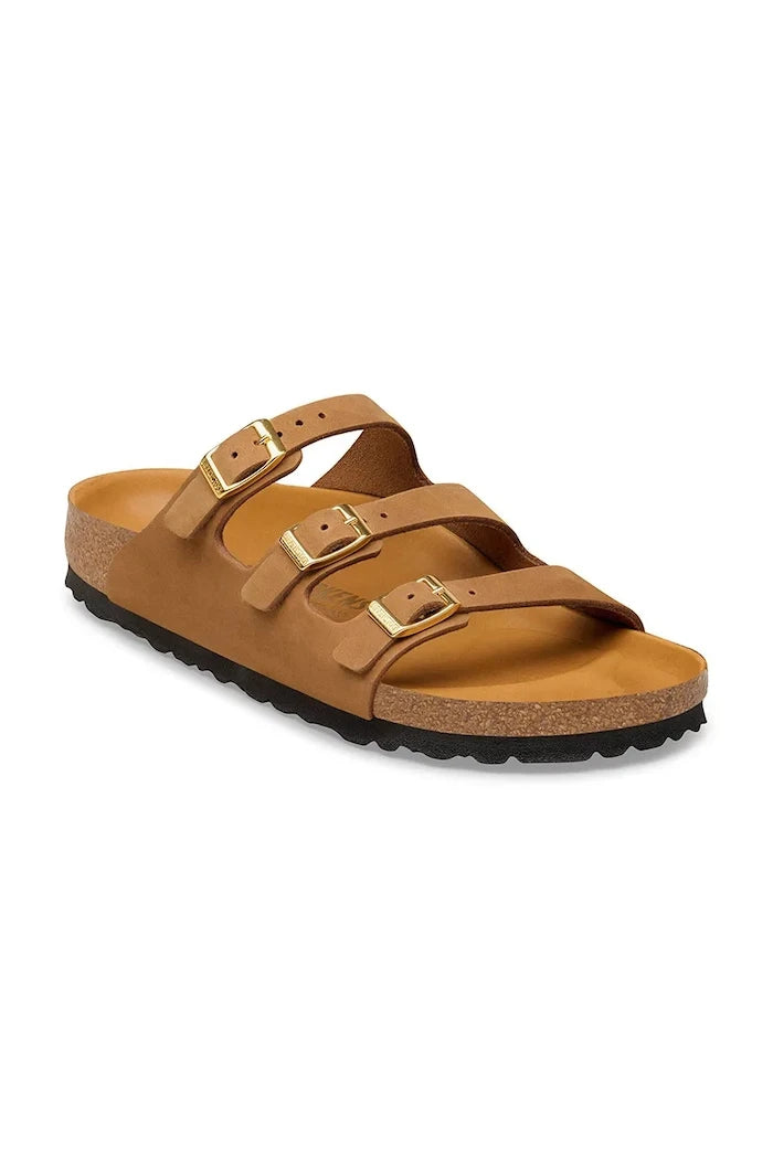 Birkenstock Düz Taban Kadın Nubuk Florida Terlik