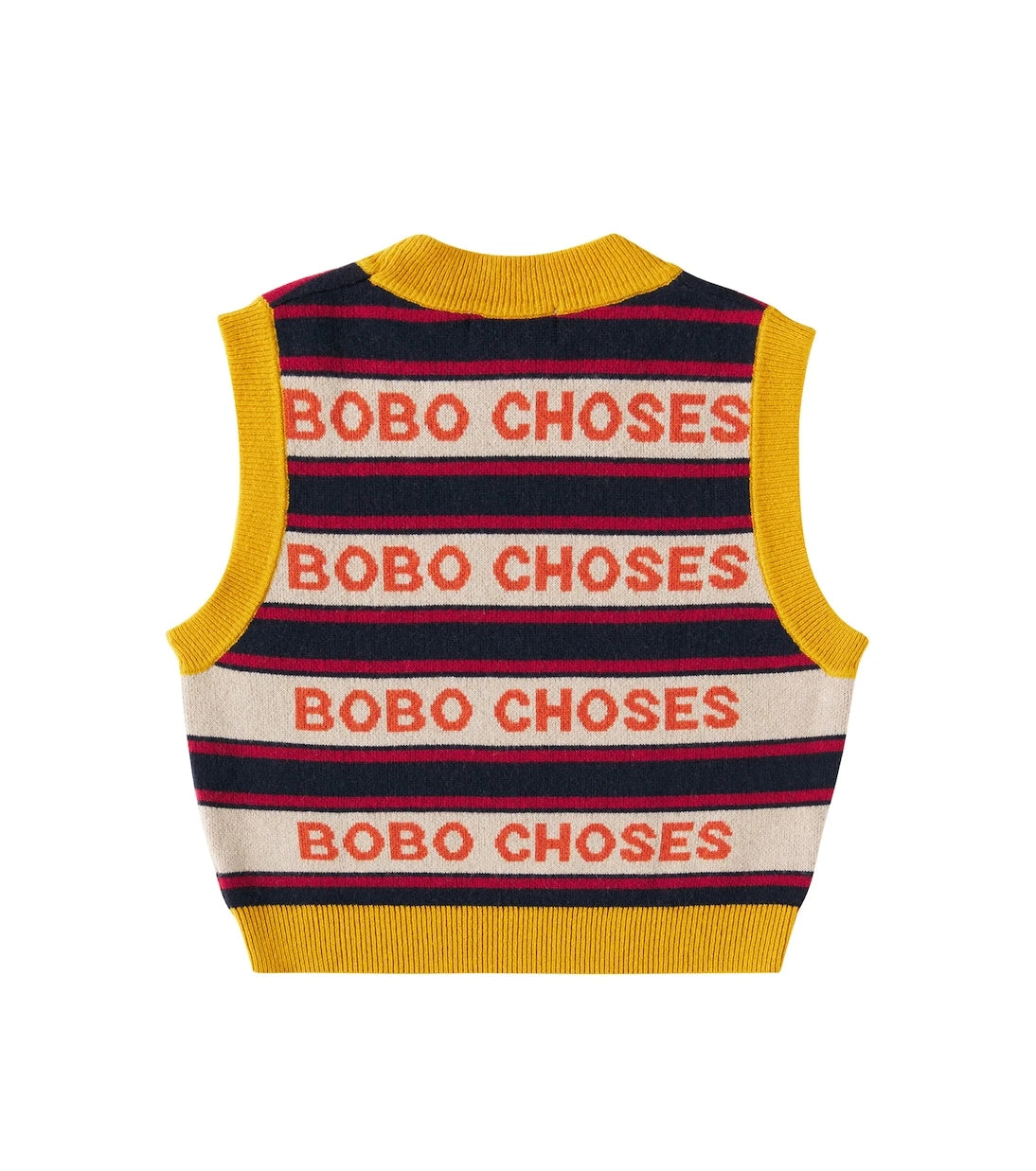Bobo Choses - Logolu çizgili yelek