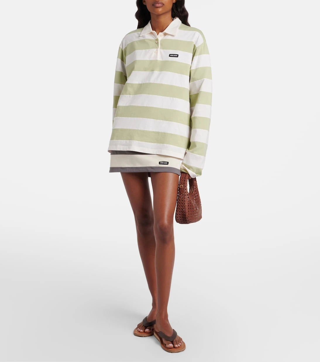 Miu Miu - Wander leather top-handle bag