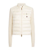 Moncler White Down Padded Cardiagn