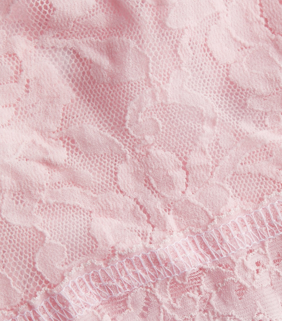 Pink Signature Lace Boyshorts