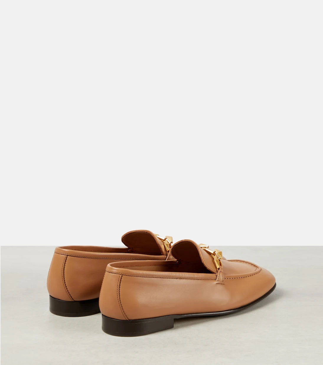 Jimmy Choo - Diamond Tilda leather loafers