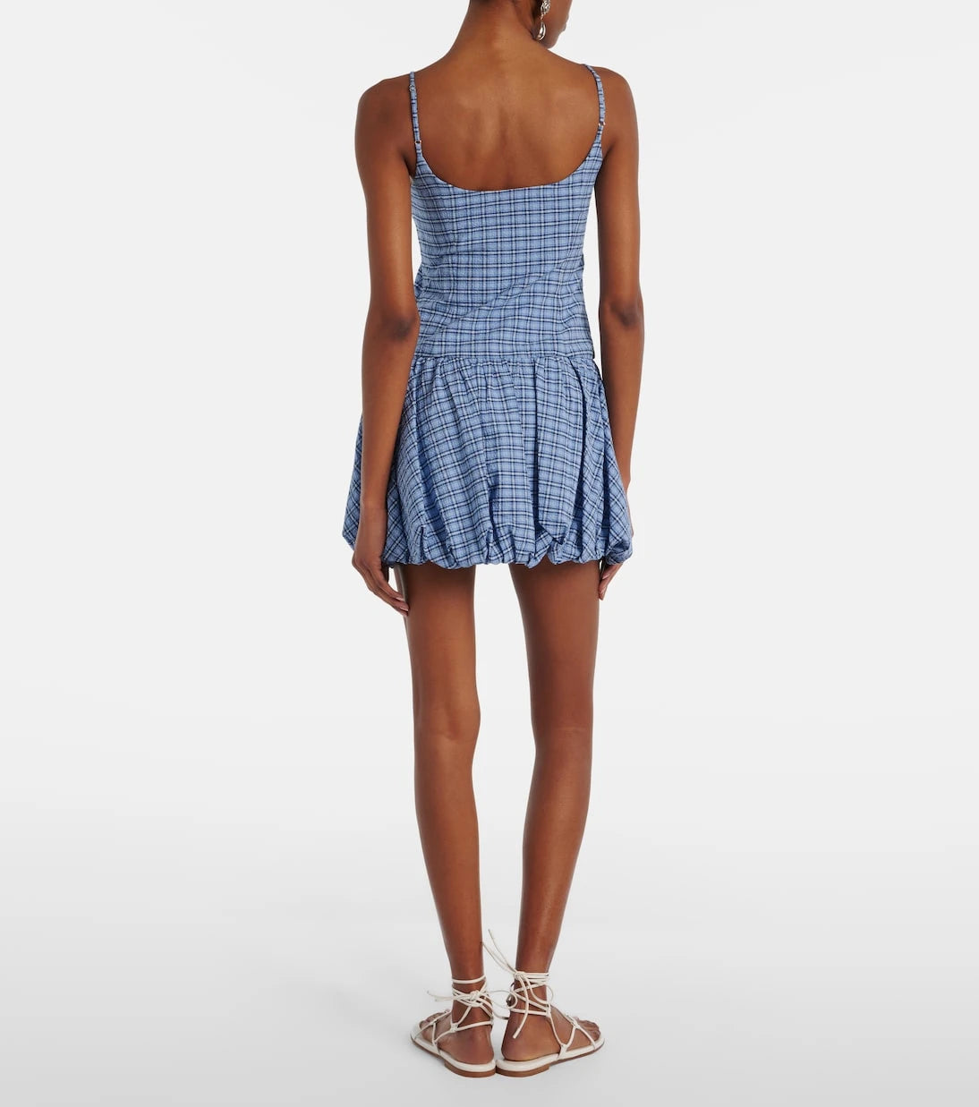 Faithfull - Pelea checked cotton minidress