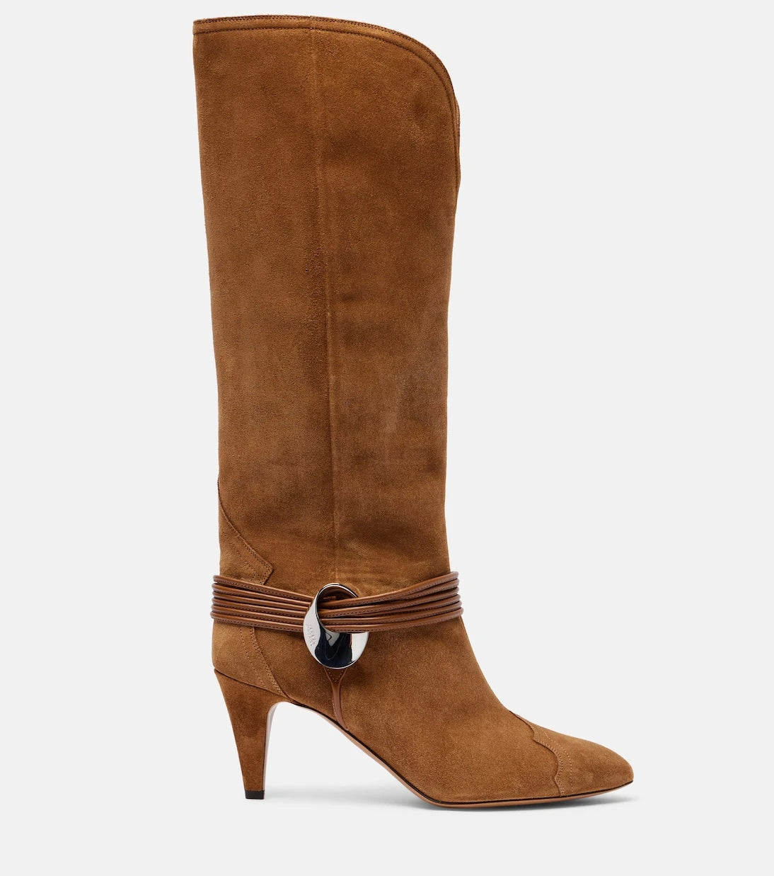 Isabel Marant - Lestany suede knee-high boots
