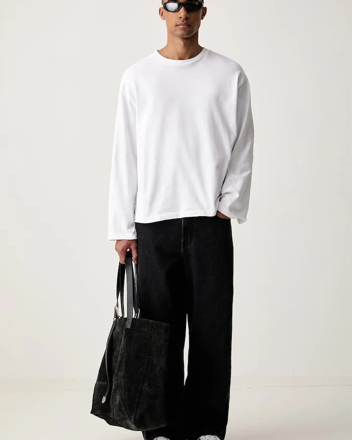 adidas Originals straight erkek Mid-rise Straight kot pantolon