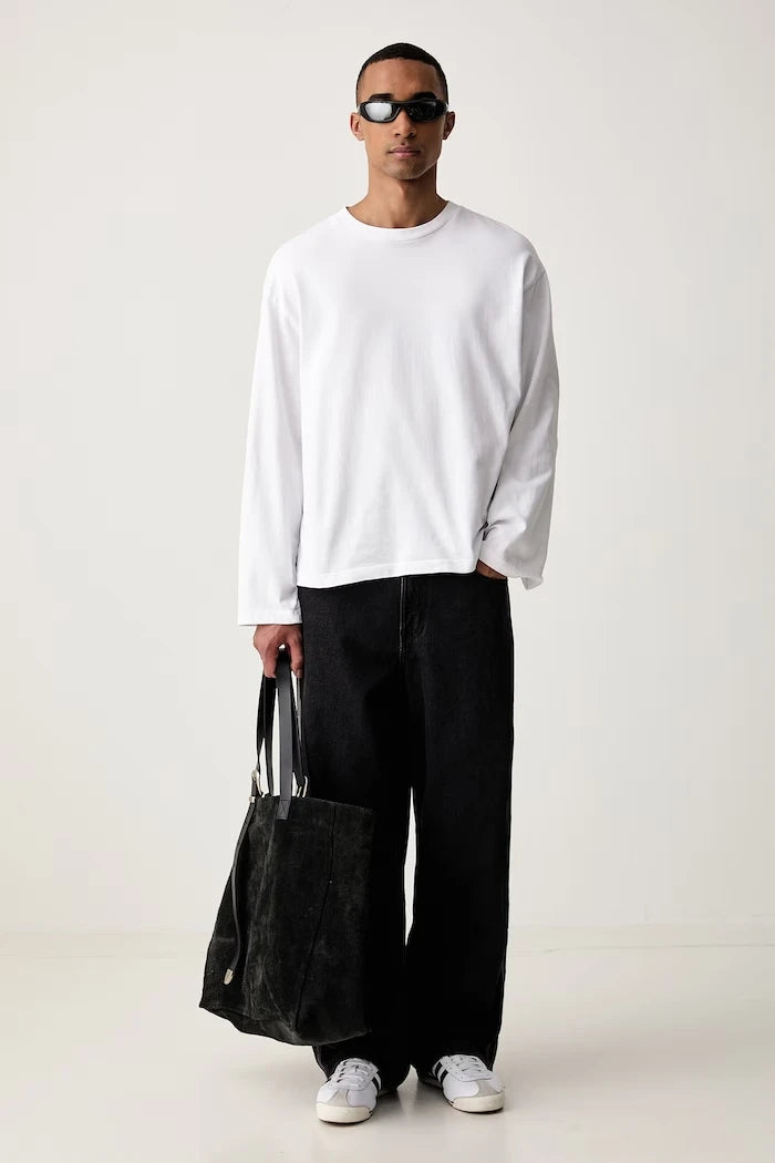 adidas Originals straight erkek Mid-rise Straight kot pantolon
