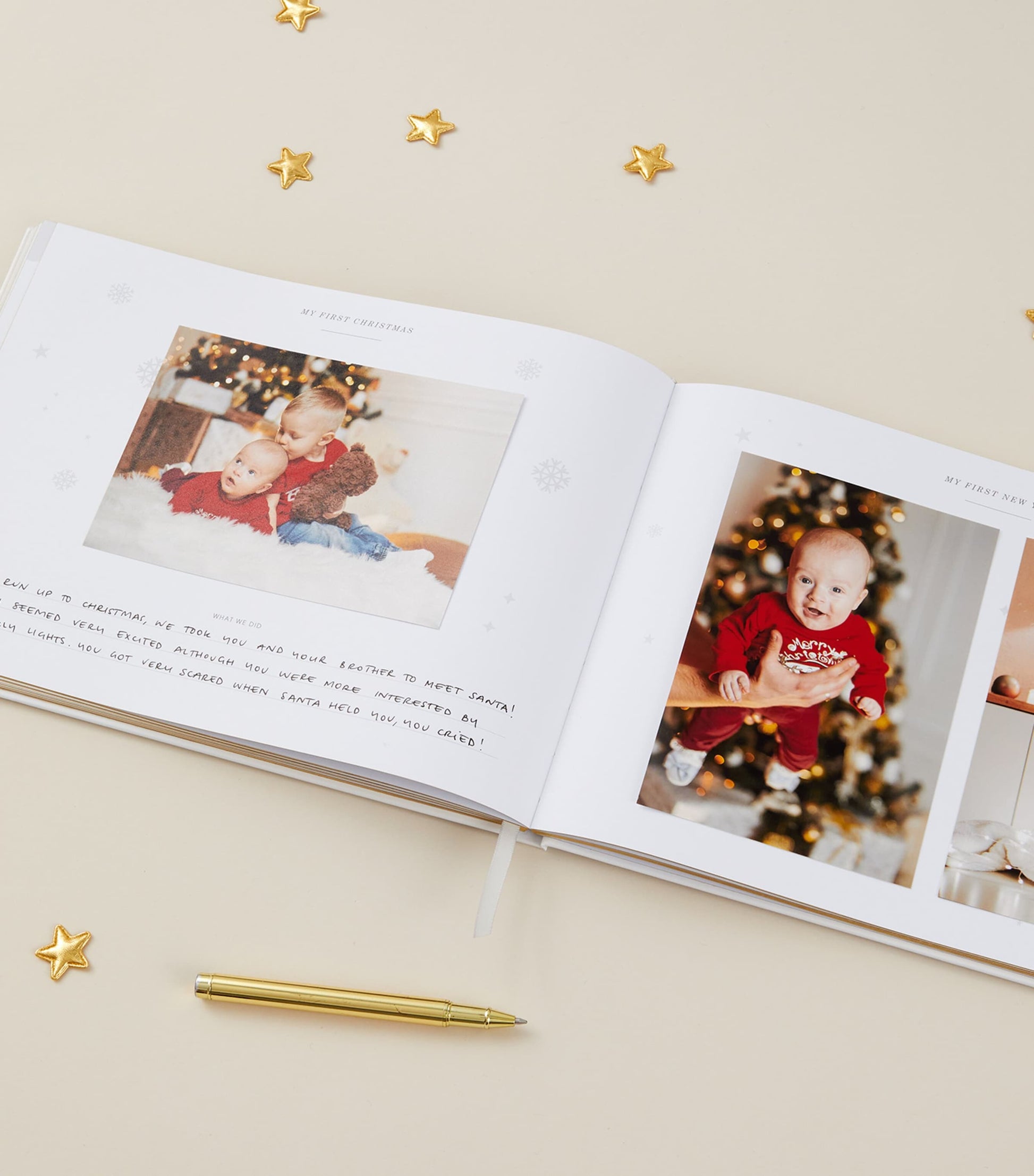 Blush and Gold My Baby Memory Book