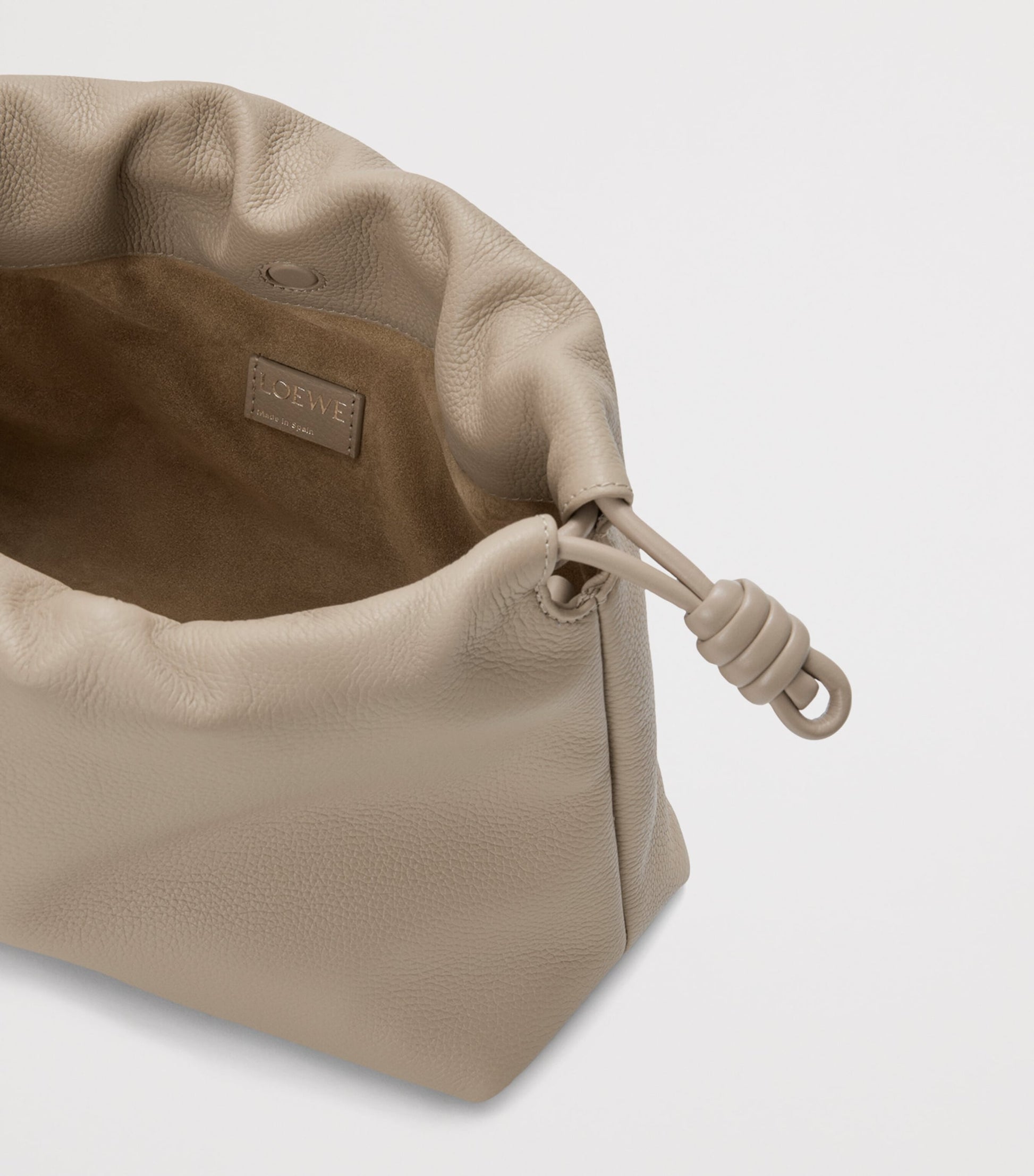 Medium Leather Flamenco Shoulder Bag