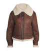 Polo Ralph Lauren Brown Shearling Aviator Jacket