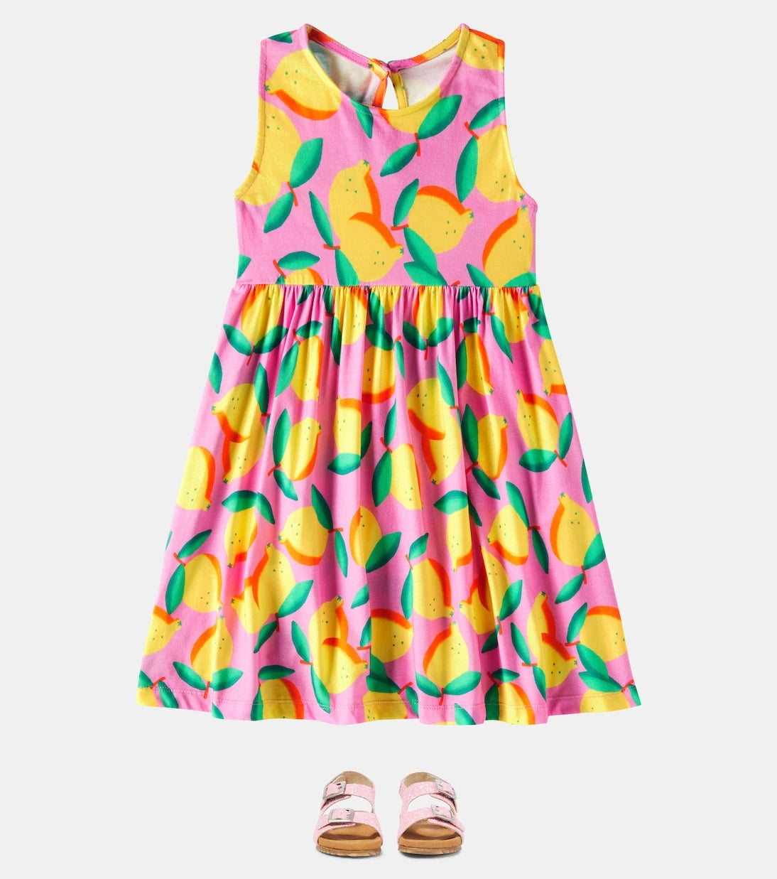 Fábula - Malha Limoeiro printed cotton dress